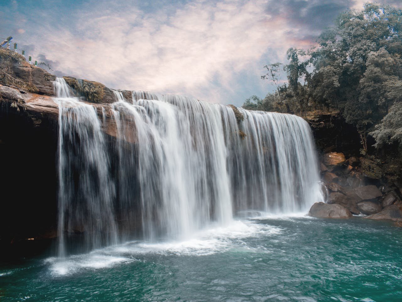 Scenic Photo Of Waterfalls During Daytime